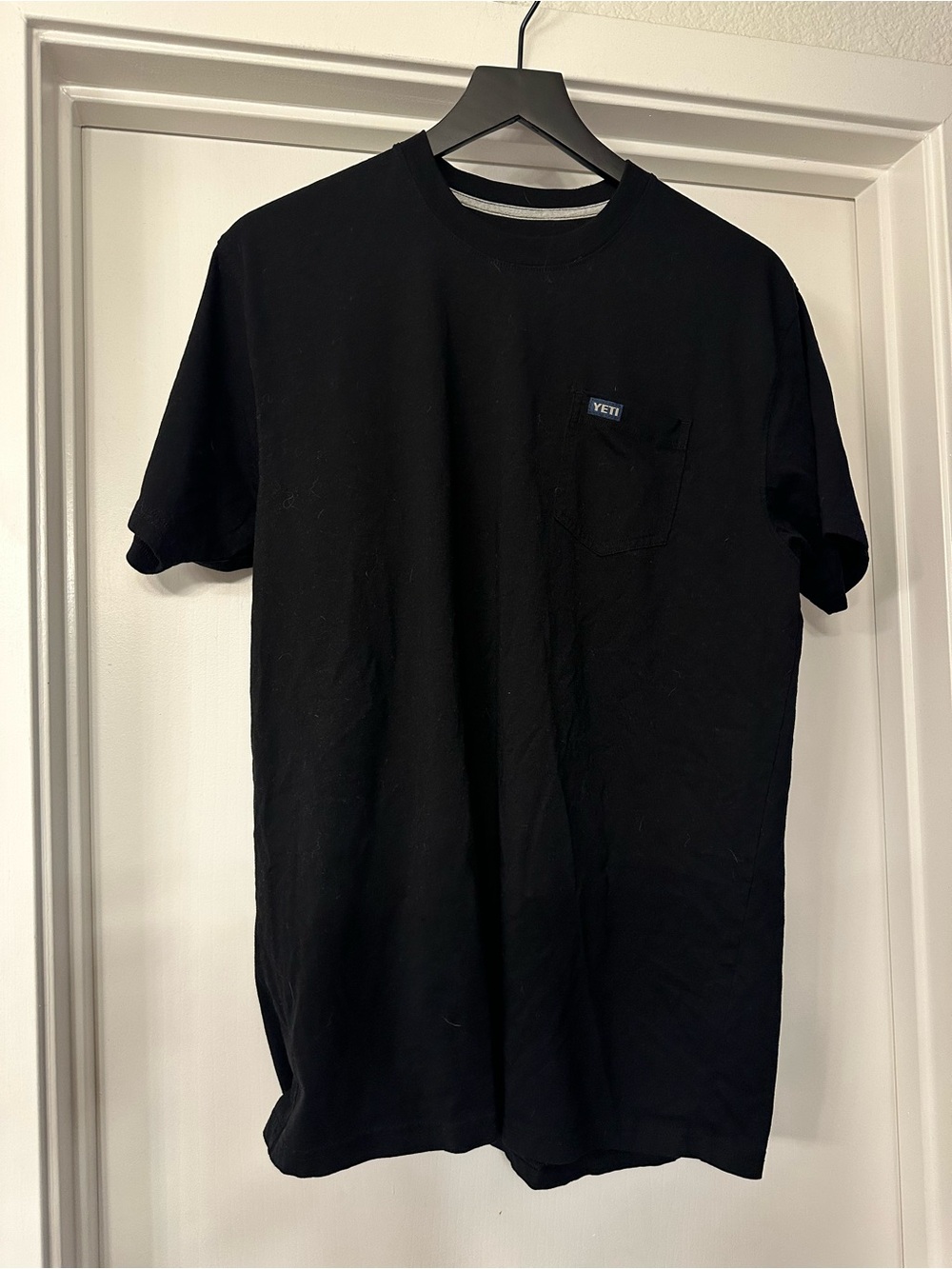Yeti Black Short Sleeve Pocket Tee